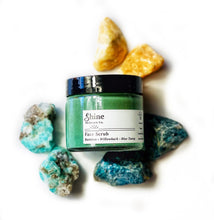 Load image into Gallery viewer, Face Scrub - Blue Tansy + Bamboo - Natural Skincare - Facial Scrub - Zero Waste Skincare