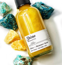 Load image into Gallery viewer, Shimmer Spray - Facial Toner - Makeup Setting Spray - Rose Water Toner - Face Toner - Hydrating Toner - Highlight - Zero Waste Skincare