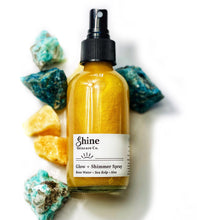 Load image into Gallery viewer, Shimmer Spray - Facial Toner - Makeup Setting Spray - Rose Water Toner - Face Toner - Hydrating Toner - Highlight - Zero Waste Skincare