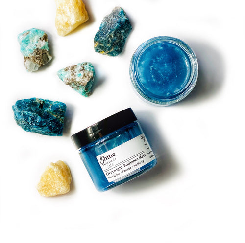 Overnight Radiance - Face Mask - Natural Skincare - Skincare - Brightening - Face Peel - Fruit Enzymes - Blue Tansy